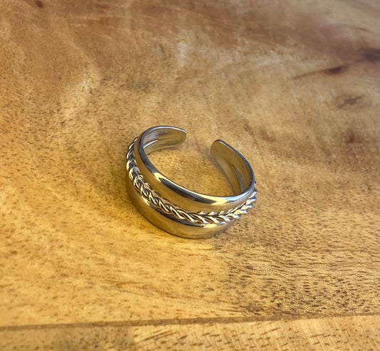 RVS Spiraalring
